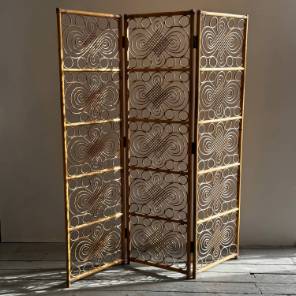 Mid Century Bamboo Screen